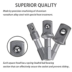 Drill socket adapter for Makita impact driver
