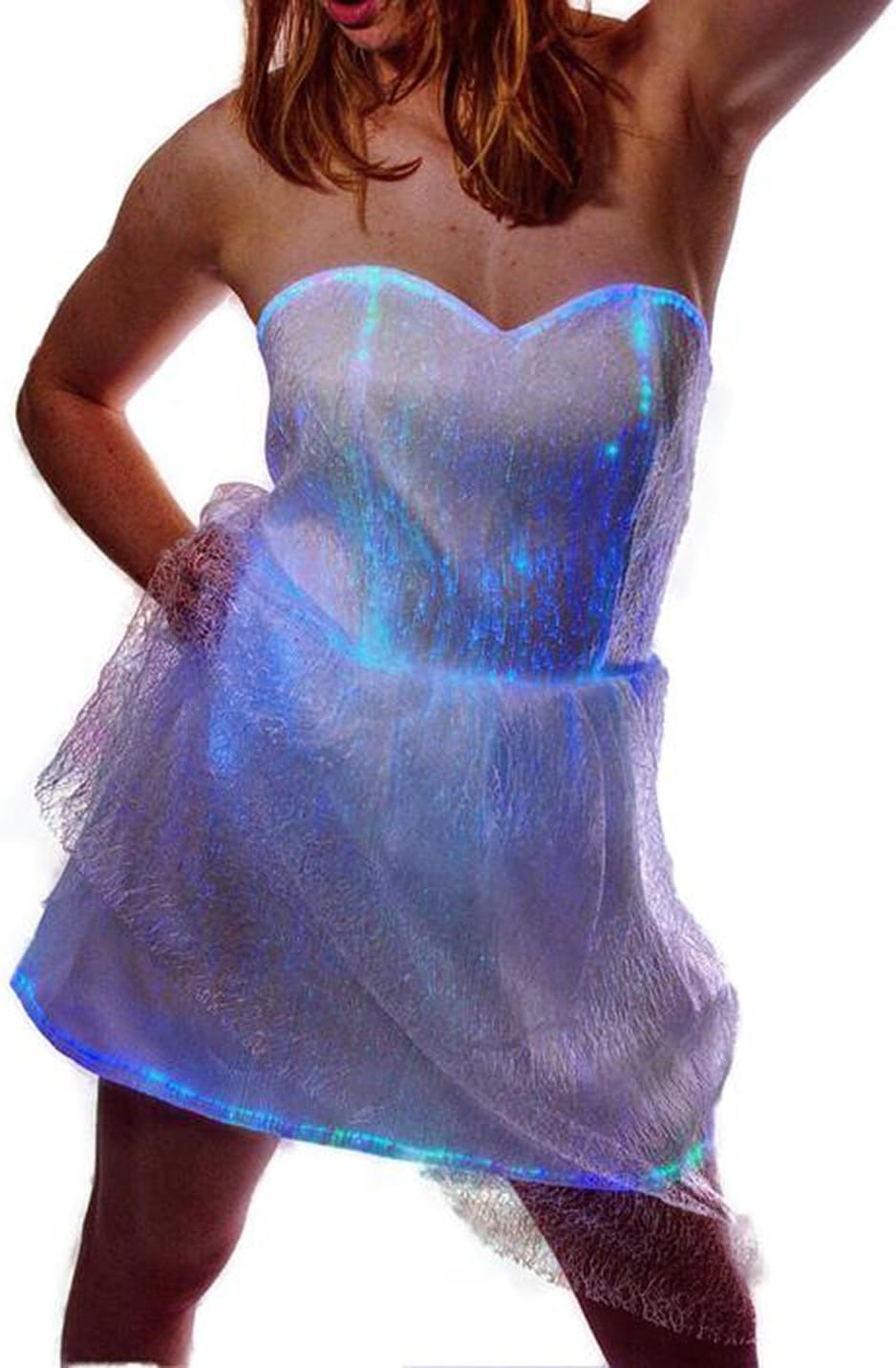 TrYptiX Women's Fiber Optic Dress