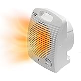 Comfort Zone Indoor Space Heater, Portable, Fan Forced, Electric, Adjustable Thermostat, Overheat Sensor, Safety Tip-Over Swi