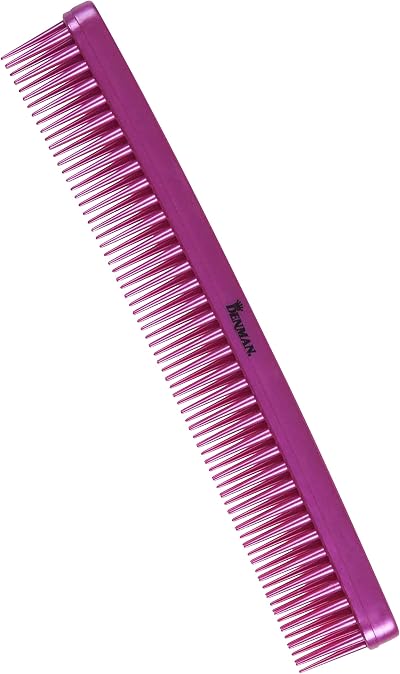 Denman D12 Tame & Tease Comb Pink 1 Count Hair Detangler Volumiser