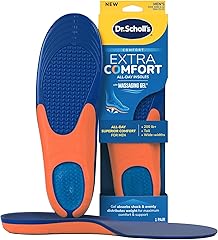 Dr. Scholl’s Extra Comfort Support Insoles Men, Size 8-14, 1 Pair: All-Day Comfort Shoe Inserts with Massaging Gel for Big & 