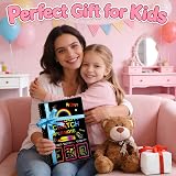 Winstico Scratch Art Paper Set 2 Books 5 Styluses 4 Templates Art Kit for Kids view 8
