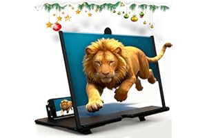 Phone Magnifier Screen- Hd Big Screen Magnifier Amplifier for Smartphones | Pocket Cinema Mobile Enlarger | Anti-Glare Magnif