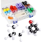 YCHOULEK Molecular Model Kit, 240 Pcs Organic Chemistry Structure Set | Includes with 86 atoms and 154 bonds, Build Molecular Structures, Visualize Organic Molecules, High School &amp; College