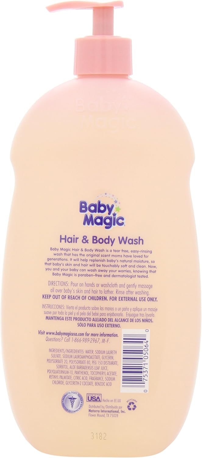 baby magic soft baby scent hair & body wash