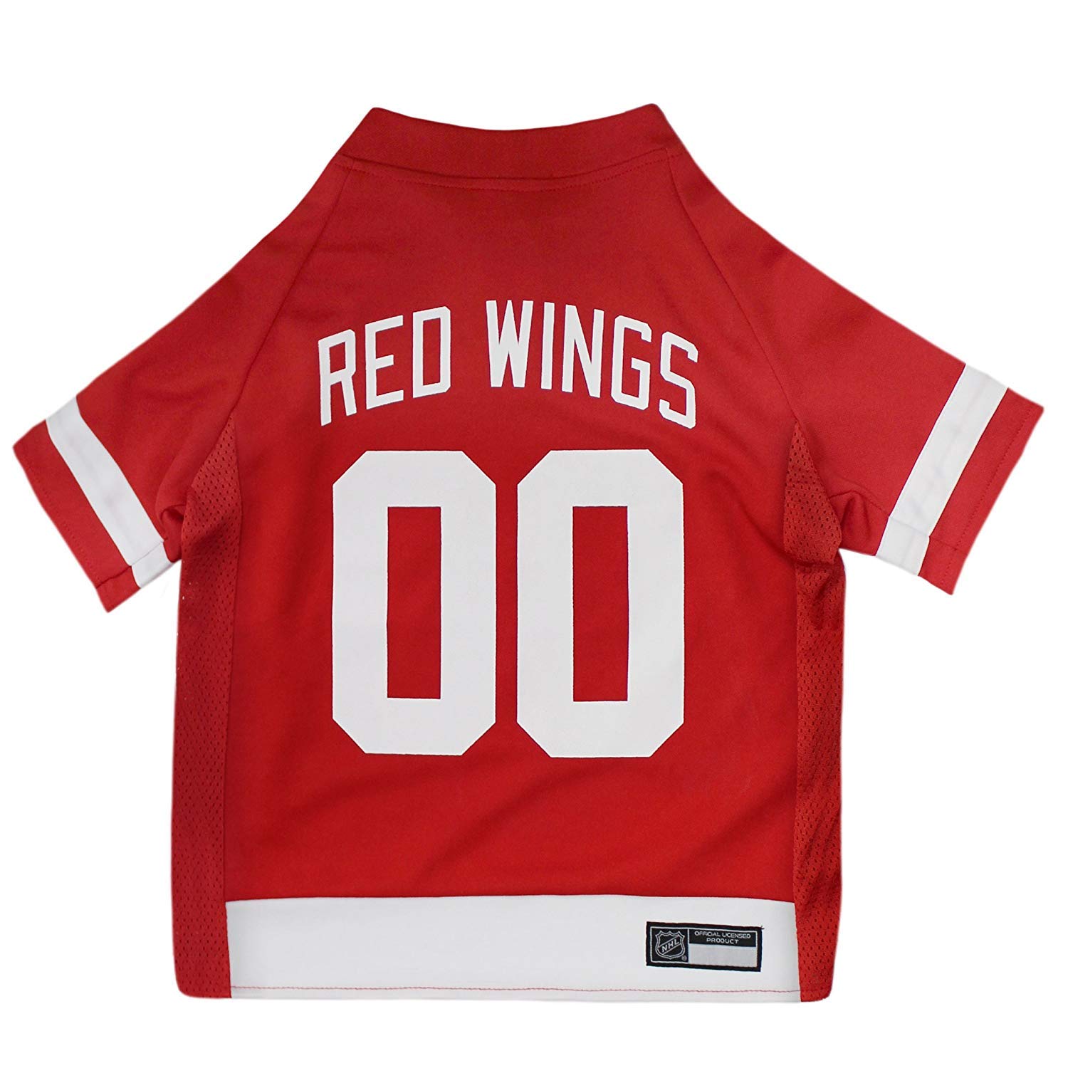 Pets First NHL Detroit Red Wings Jersey for Dogs & Cats, Small. - Let Your Pet Be A Real NHL Fan!