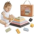 Silicone Stacking & Teething Toys For Babies 6+ Months - Soft Building Blocks For Developmental Skills