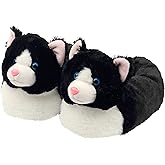 Aopuro Novelty Women Animal Slippers Cute Soft Plush House Shoes Fluffy Warm Slippers Cartoon Gifts for Birthday Christmas