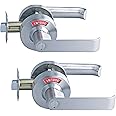Bathroom Privacy Lever Lock with Large Indicator for Men Women Restroom ...