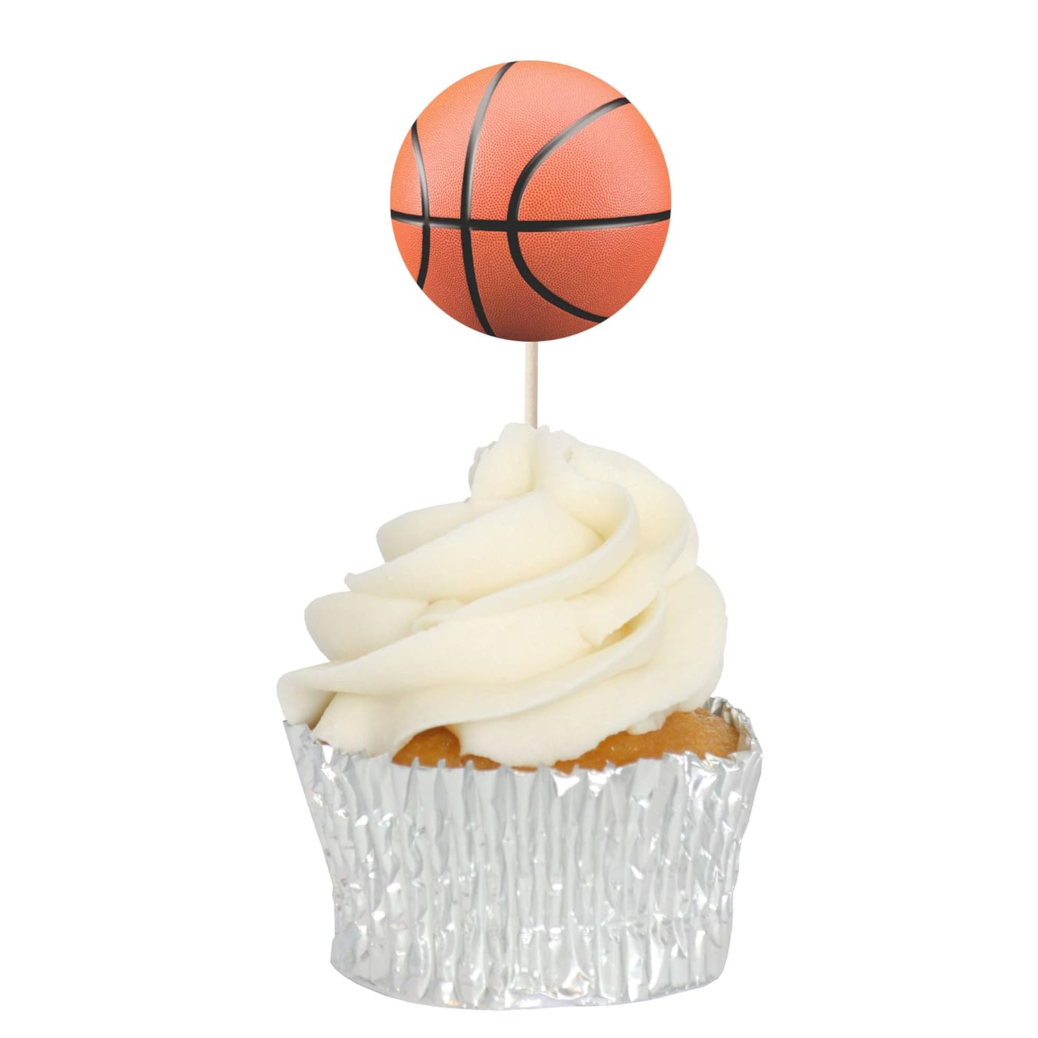 Basketball Cupcake Toppers 12pk Decoration Picks Amazon.co.uk