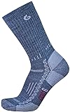 Point6 Hiking Essential Light Crew Socks, Gray, Large