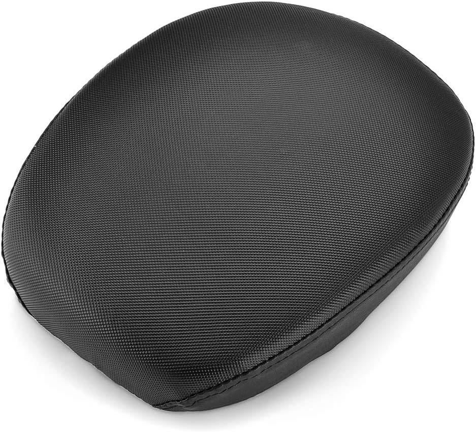 Black Synthetic Leather Rear Cushion Seat Passenger Pillion Pad Motorcycle Seat Passenger Pillion Pad For Harley-Davidson Seventy Two XL1200V 2012-2015