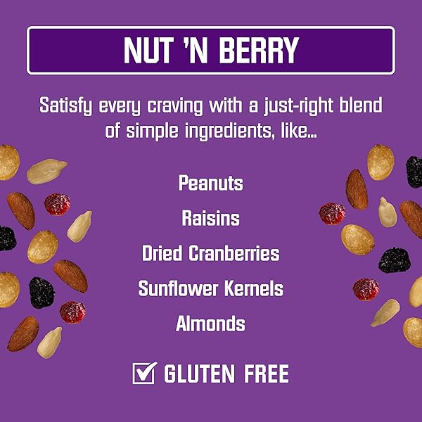 KAR’S NUTS NUT ‘N BERRY TRAIL MIX, 30 OZ – RESEALABLE POUCH (PACK OF 1), GLUTEN-FREE TRAIL MIX SNACK