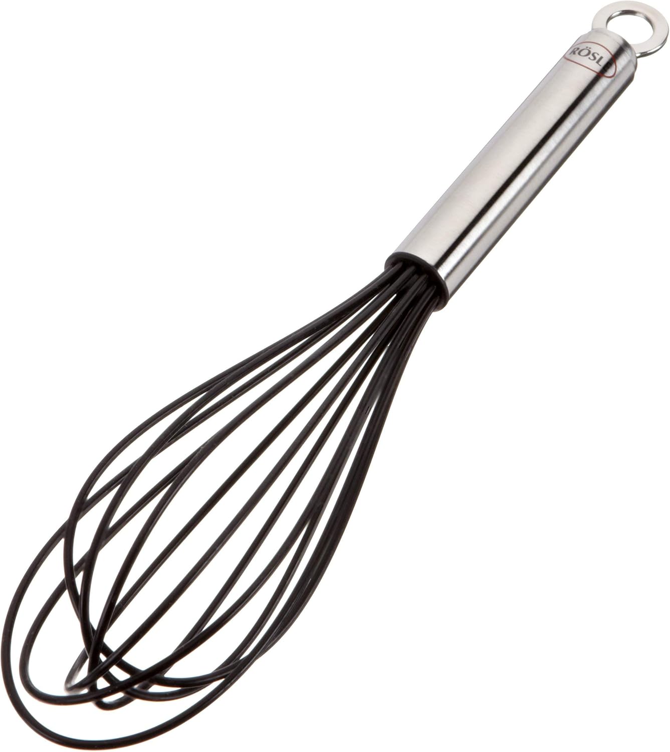 ROSLE 95606 Rösle Stainless Steel & Silicone Balloon Egg Whisk, 6 Wire