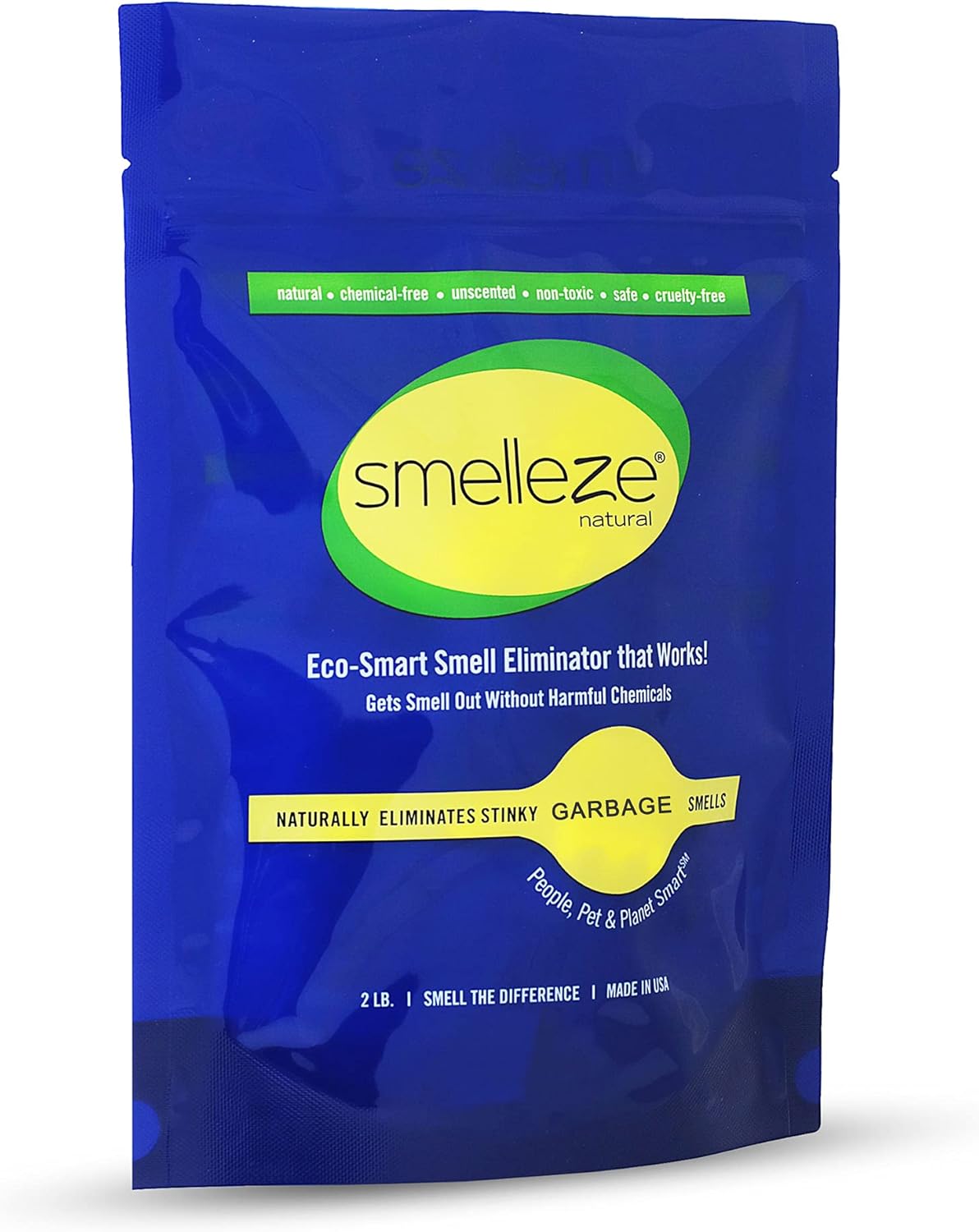 SMELLEZE Natural Garbage Smell Removal Deodorizer 2 lb