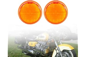 YDDCHF 2 Pcs Turn Signal Lens Compatible with 1998-2018 Hon-da Shadow Spirit Fury Valkyrie 33401-MFR-305