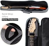 CAHAYA 39 Inch Electric Guitar Gig Bag with 9mm Padding Waterproof Dual Shoulder view 5