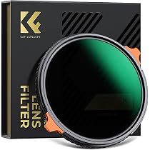 Filtre Photo 67mm K&F Concept - Polarisant CPL + ND2-ND32 Variable - 2 En 1 True Color - Sans Croix Noir