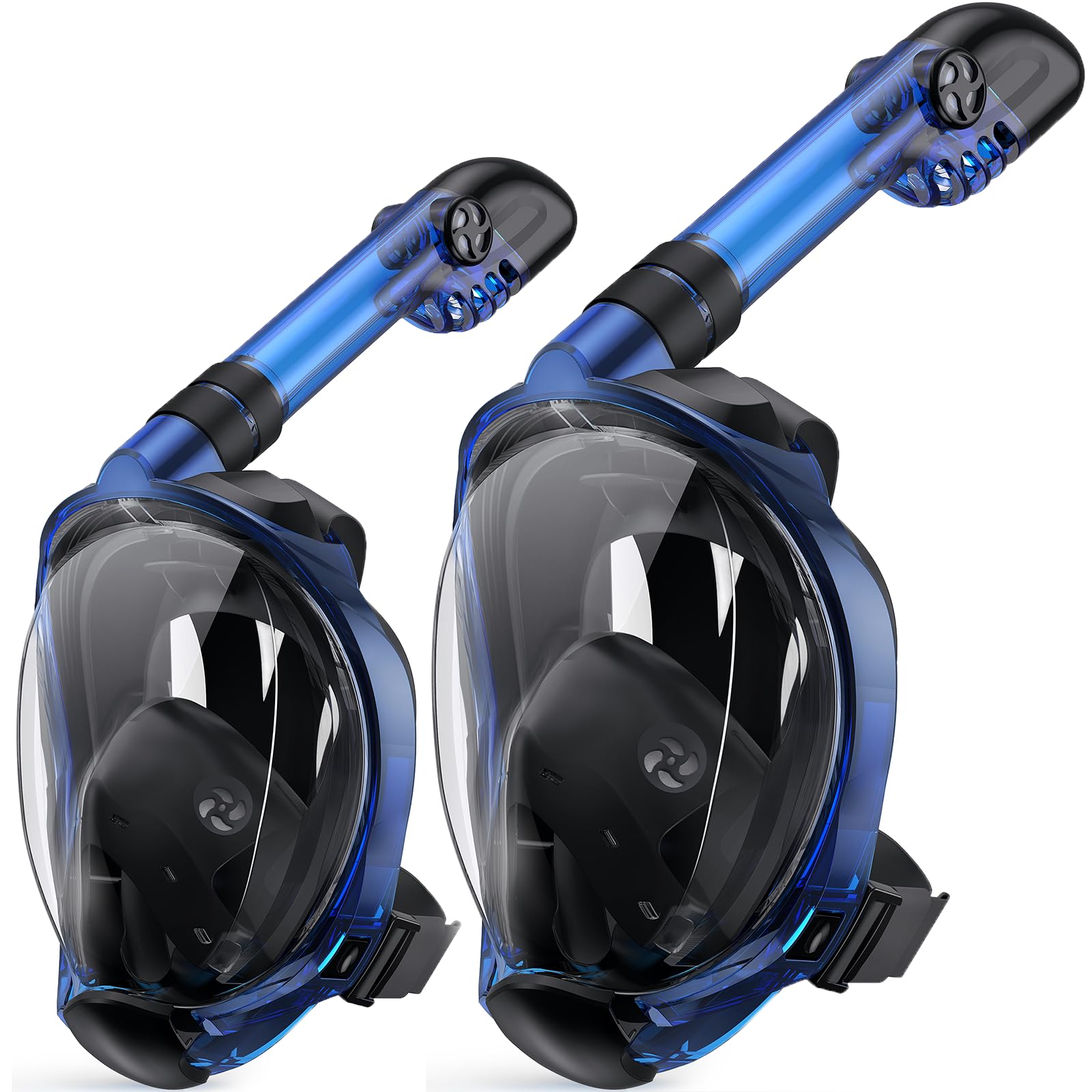 Greatever G2 Adults Kids Full Face Snorkel Mask 2 Pcs,Snorkeling Gear ...