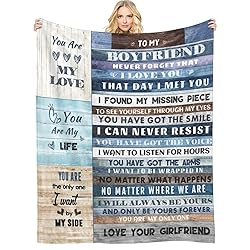 Menghao Boyfriend Throw Blanket, Red, 60x80