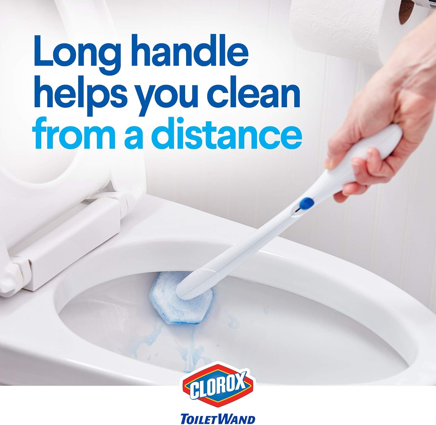 Clorox ToiletWand Disinfecting Refills, Disposable Wand Heads - 6 Count (Package May Vary): Health & Personal Care