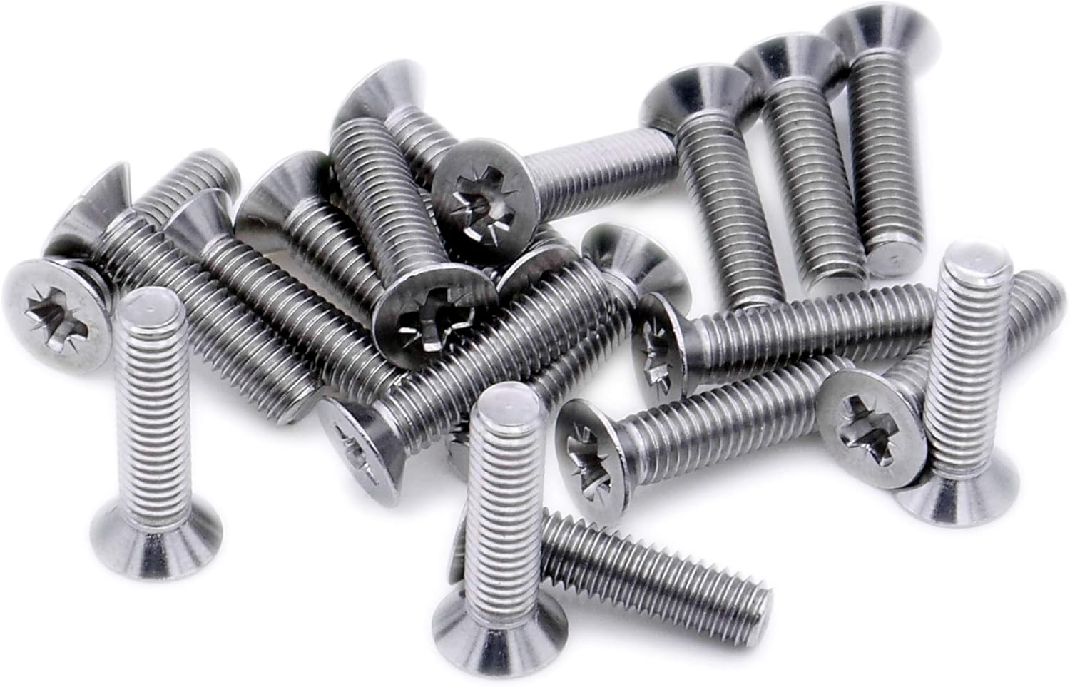 M4 (4mm x 10mm) Pozi Countersunk Machine Screw (Bolt) Stainless Steel