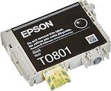 Epson T0801 Black Ink Cartridge 7.4ml Standard Capacity 330 Pages 1-Pack