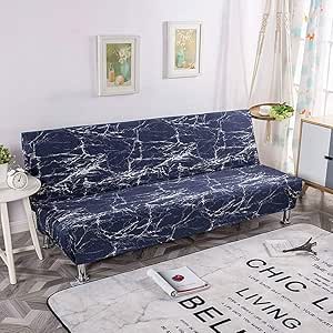 SLOUD Funda de sofá sin Brazos, Funda de futón elástica, Protector de
