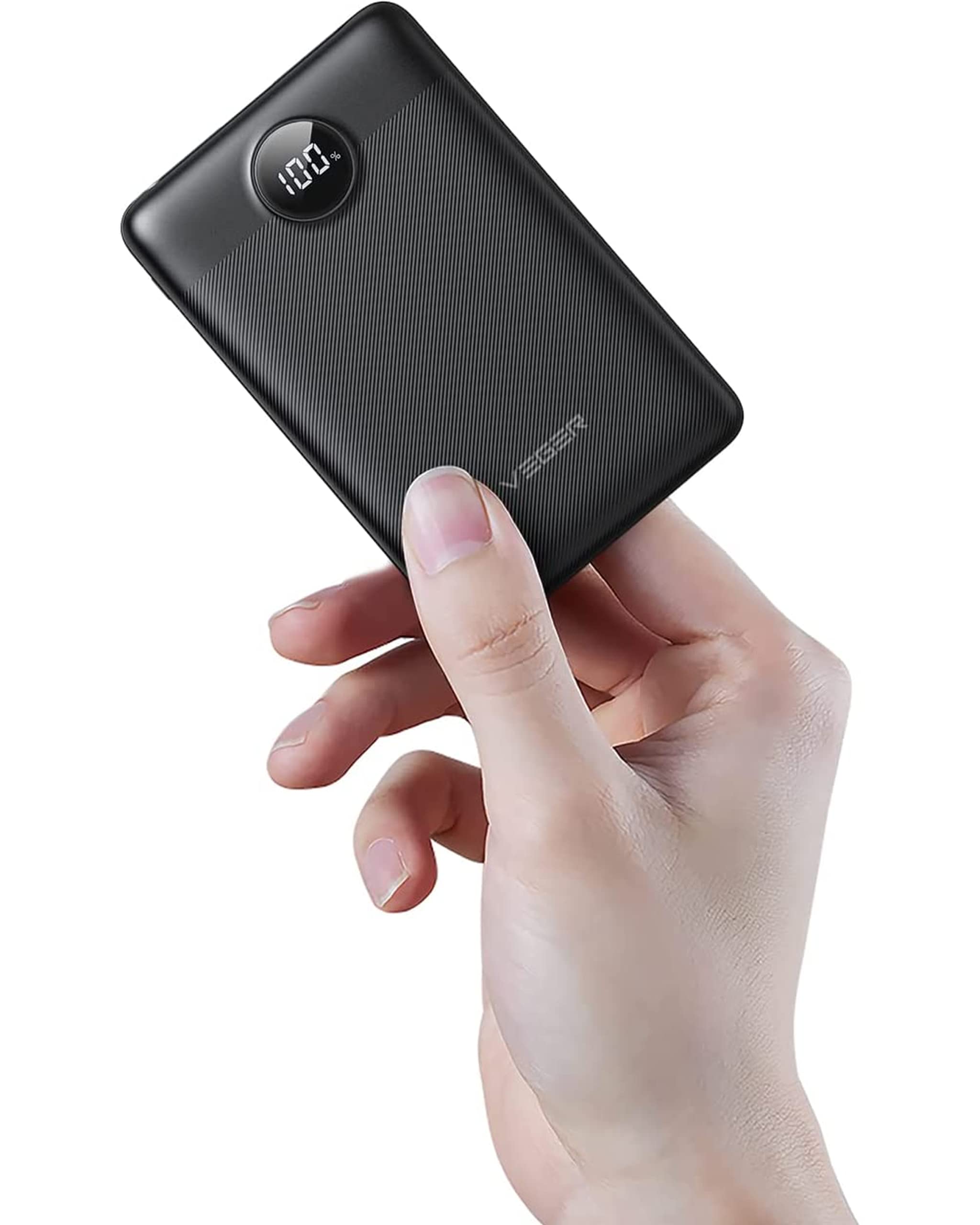 VEGER モバイルバッテリー 10000mAh QC3.0対応 USB Type-C出力 PD22.5W 低電流モード搭載の商品画像