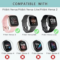 4 Pack Stretchy Bands Compatible with Fitbit
