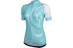 BEROY Womens Cycling Jerseys with Three Pockets,Women Cycling Shirt,Women Bike Tank top