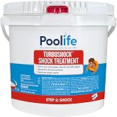 Poolife TurboShock Shock Treatment 25 lb - 78% Cal Hypo Granular Pool Shock - Fast-Dissolving Chlorine Shock for Swimming Pools - Kills Bacteria &amp; Algae - Safe for All Pool Surfaces