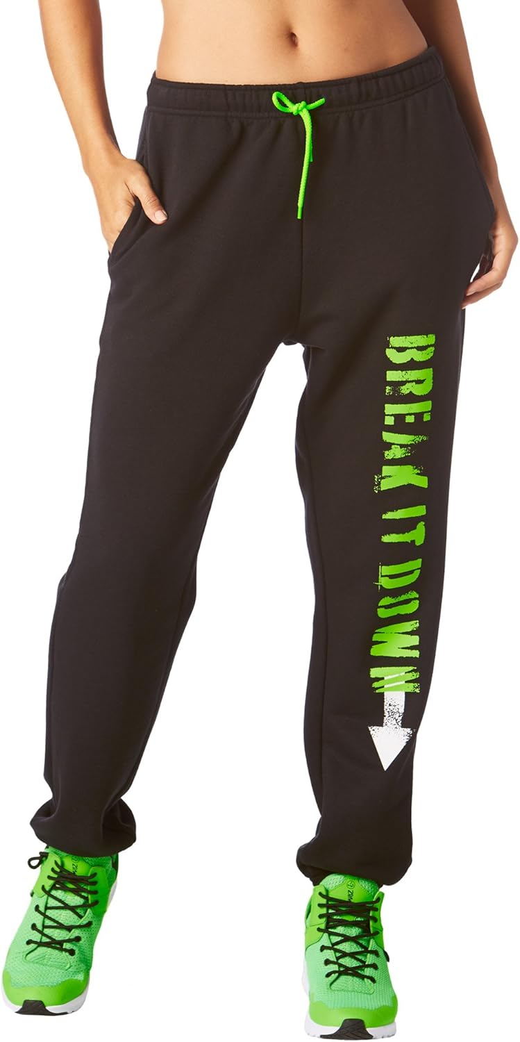 Zumba Fitness Fiesta en Da Basement Sweatpants Pantalones de Mujer ...