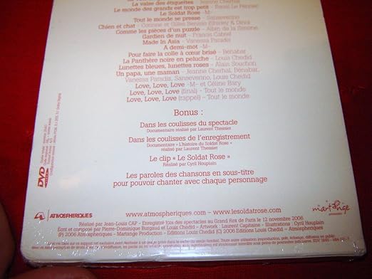 Amazoncom Le Soldat Rose Au Grand Rex Region Free Pal