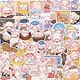 Cannity Cute Stickers 50PCS Cartoon Sticker for Kids Teens Adults, Vinyl Waterproof Kawaii Stickers for Water Bottles Laptop Luggage Phone Scrapbook