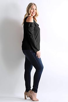 dressy cold shoulder tops