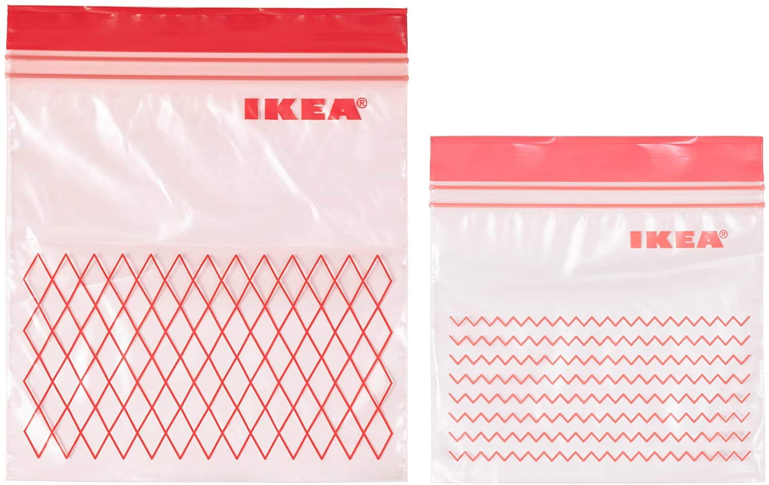 Istad Plastic Bag Black and Yellow 60 Pieces with 30 Bags 0.4 Litre and 30 Bags 1 Litre Resealable Reusable Plastic