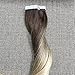 Full Shine 18inch 100 Human Hair Clip in Biscuit Balayage Extensions Blonde Ombre Color #4 Fading to #10 and #27 Blonde Dip Dyed Ombre Clip Straight Human Hair Extensions 9 Pcs 120 Gram