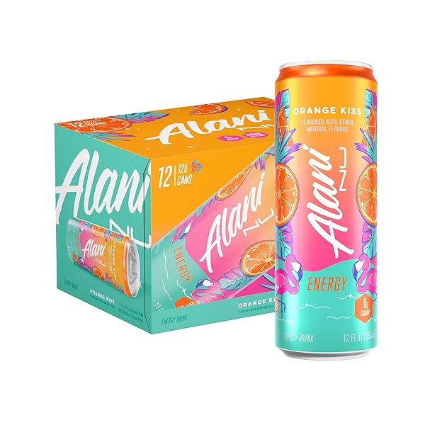 ALANI NU ORANGE KISS, SUGAR FREE, LOW CALORIE...