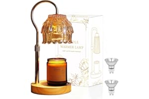 Electric Candle Warmer Lamp with Timer Dimmer Adjustable Height,Birthday Gifts for Women Mom,House Warming Gifts New Home Dec