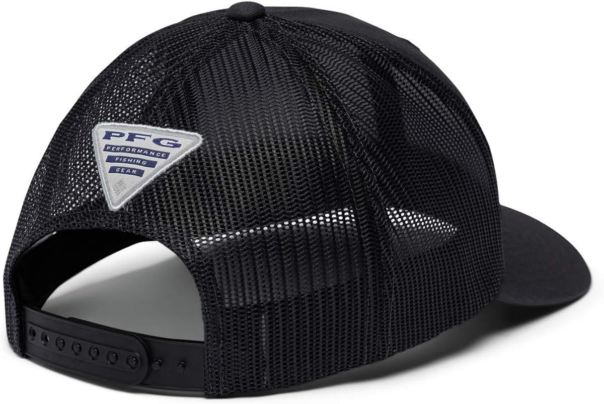 Columbia Unisex PFG Mesh Snap Back Fish Flag Ball Cap, Shark/Fish Flag, One Size: Clothing