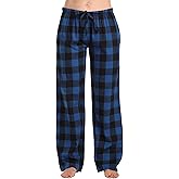 Just Love Women Plush Pajama Pants Buffalo Plaid