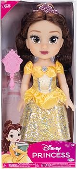 Disney Princess Belle Doll 14 Inch with Removable Dress Shoes Tiara Brush view 3