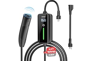 Unitek Portable Tesla Charger Level 1 & 2-16A 3.5KW 240V, Auto-Sensing EV Charger with Universal Adapter Electric Vehicle Charging Stations，Compatible with All Tesla Models Including Model Y/3/S/X