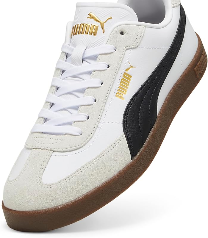 Puma club ii era, tênis adulto unissex, branco preto-cinza vapor, 43 eu