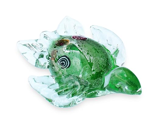 Haus Und Deko Statuetta Decorativa In Vetro A Forma Di Tartaruga