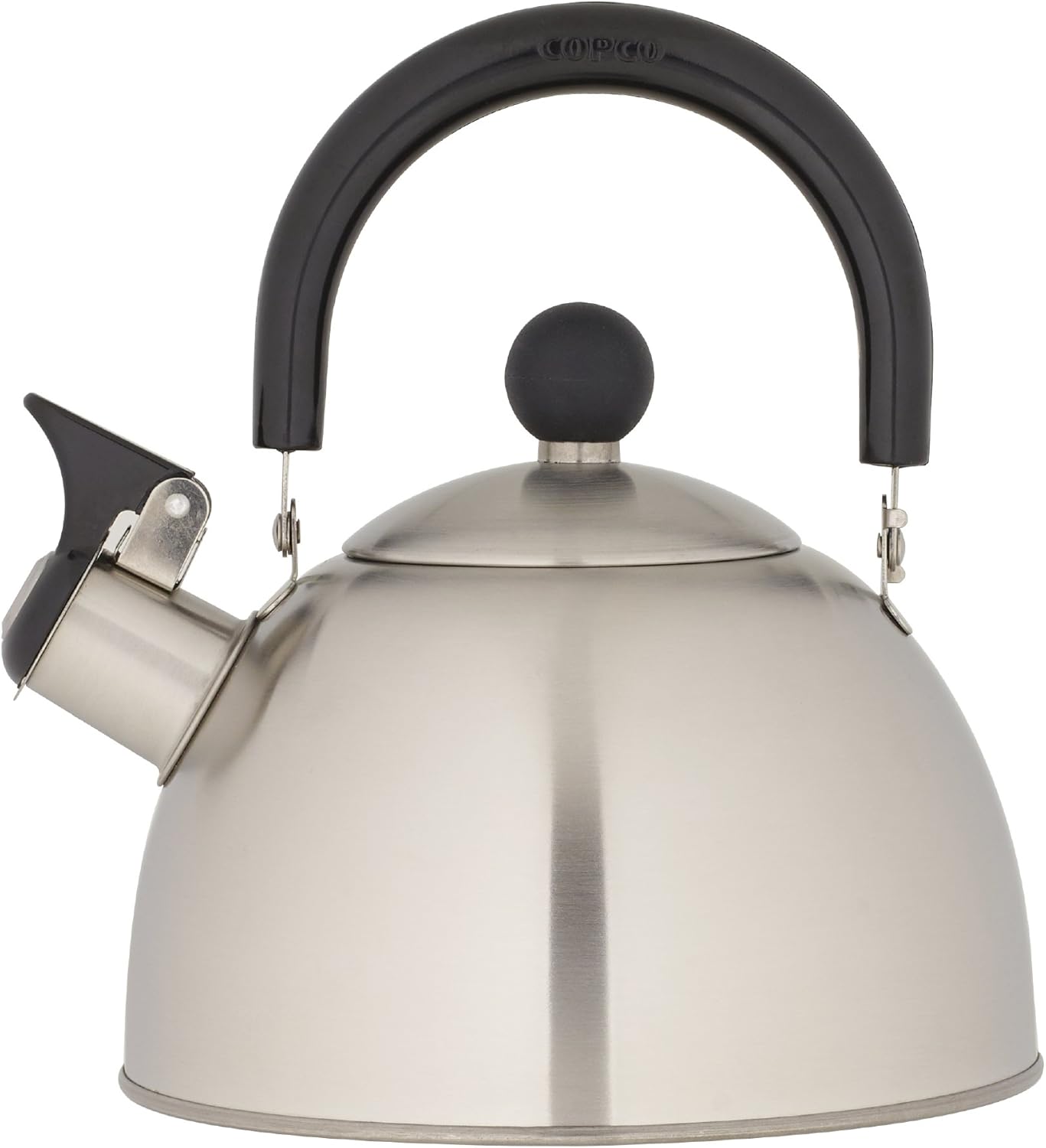 Copco 2503-0300 Kettering Brushed Stainless Steel Tea Kettle, 1.3 Quart