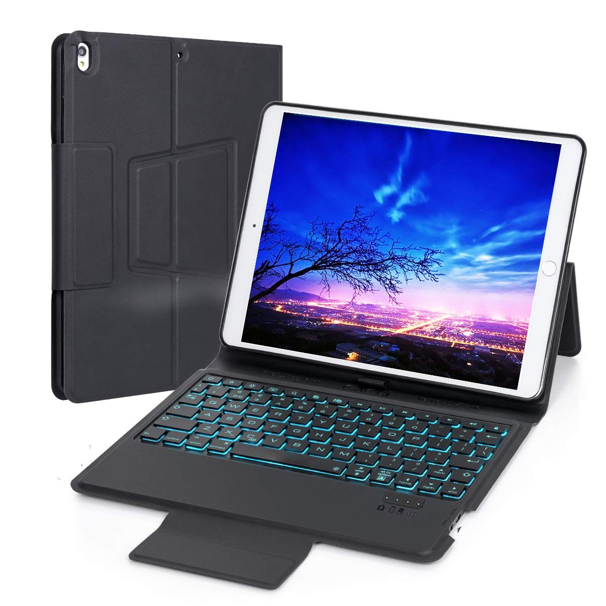 Keyboard Case For Ipad Pro 10 5 Ec Technology Ultra Slim Lightweight Wireless Bluetooth Keyboards Magnetically Intelligent Switch And Multi Angle Stand Compatible With Ipad Pro 10 5 New Ipad Air 3 Buy Online In Dominica
