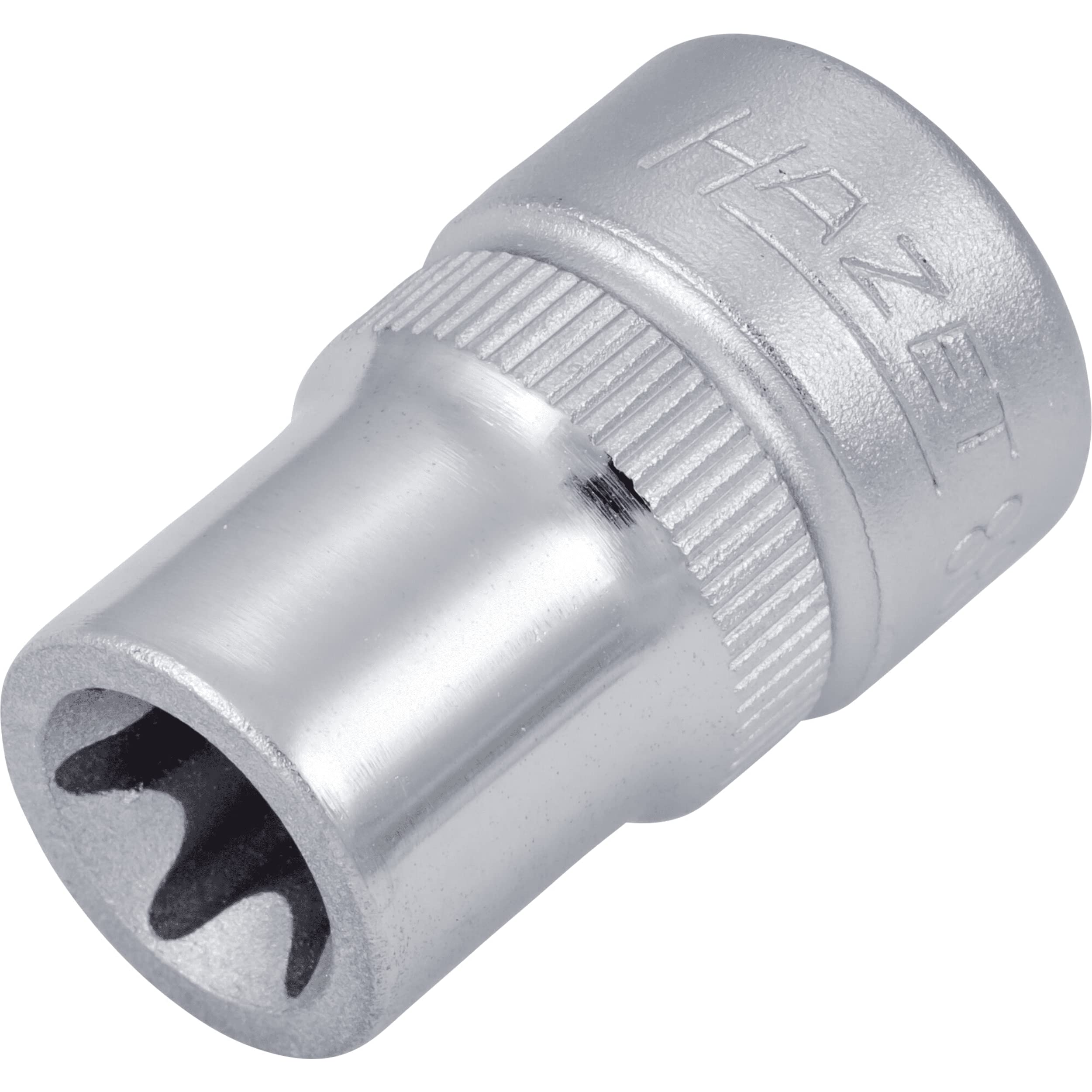 HAZET 880-E11 28 mm E 11 Torx Profile Socket - Chrome-Plated/Polished