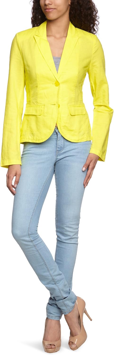 S.Oliver Damen Blazer Aus Leinen - Leicht & Stilvoll